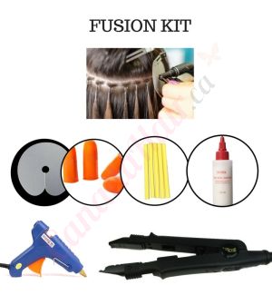 HairMujer Human Hair Extensions Tools Kit DIY Tools Device 1000pcs Silicone  Beads (blonde) + Hair Pliers+ Pulling Hook for Professional Hair Styling