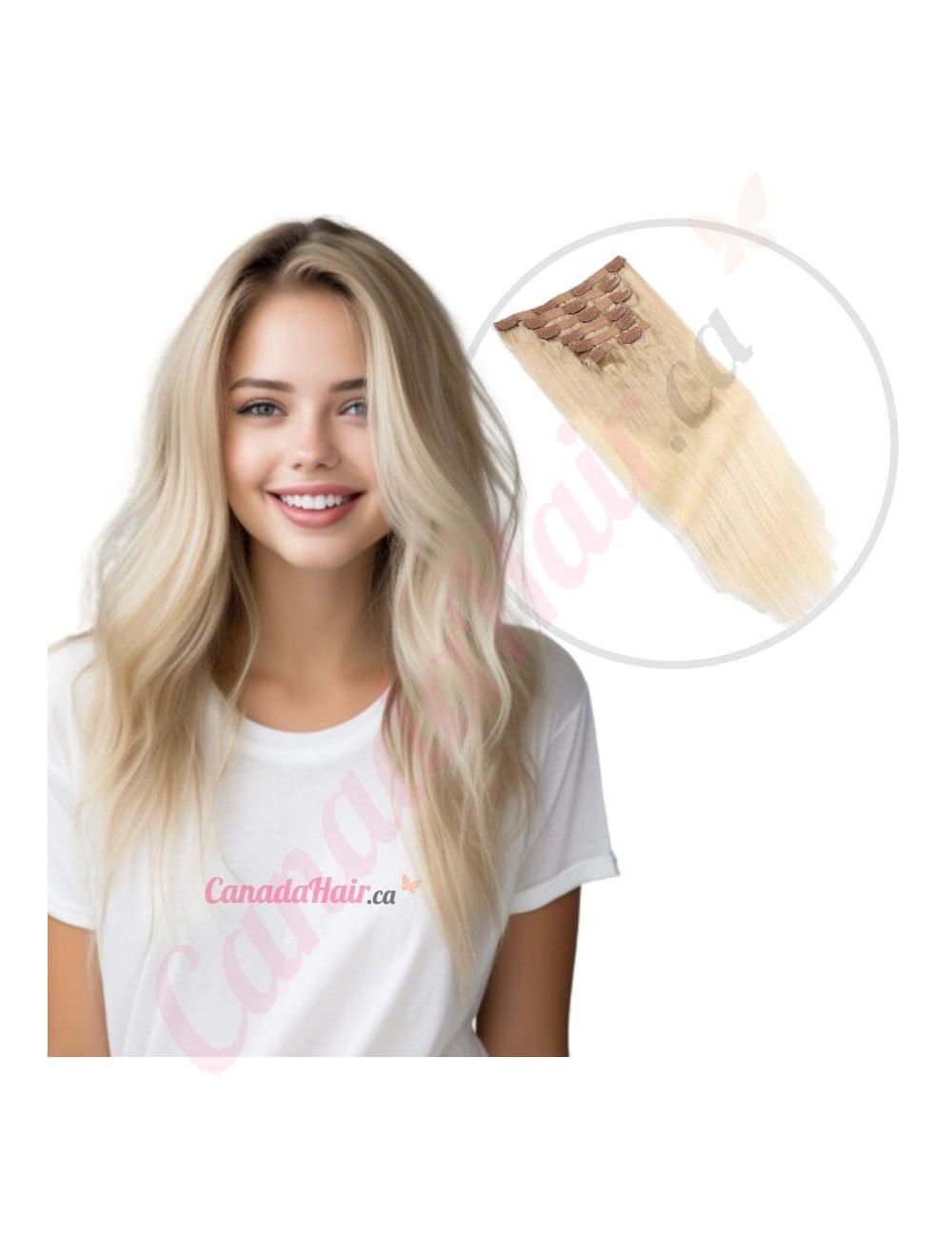 High Quality Ombre Blonde Hairpieces Synthetic Long Wavy Hair Extensions  Natural Black Clips in Hair Extensions - China Hair Extensions and Hair  Products price