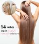 14 Inch Clip-in Hair Extensions - Remy Hair