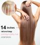 14 Inch Micro-loop Hair Extensions (Micro-Beads) - Remy Hair