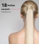 18 Inches Ponytail Hair Extensions - Human Hair