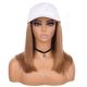 Light Brown #8 Wig Hat - Human Hair
