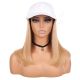 Strawberry Blonde #27 Wig Hat - Human Hair