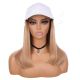Ombre Blonde Wig Hat - Human Hair