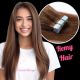Chestnut Brown #6 Tape-in Hair Extensions - Remy Hair