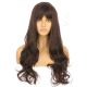 DM1810756-v4 Brown Long Synthetic Hair Wig with Bang 