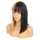 DM1810895-v4 Split Dye Short Synthetic Hair Wig with Bang 