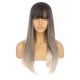 DM2031258-v4 Ombre Ash Blonde Long Synthetic Hair Wig with Bang 