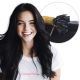 Jet Black #1 Fusion Hair Extensions (Pre Bonded Keratin) - Human Hair
