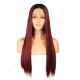 G1901657 - Long Burgundy Synthetic Hair Wig [Final Sale]