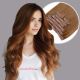 Honey Brown #12 Clip-in Hair Extensions - Synthetic Hair