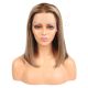 Avery - Short Highlighted Blonde Remy Human Hair Wig 14 Inches Bob Wig 