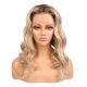 Olivia - Long Blonde Remy Human Hair Wig 18 Inches 