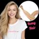 Honey Brown & Ash Blonde #12/24 Nano-Rings Hair Extensions (Nano-Beads) - Remy Hair