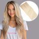 Ombre Light Blonde Invisible Wire Extensions - Synthetic Hair