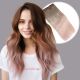 Ombre Pastel Invisible Wire Extensions - Synthetic Hair