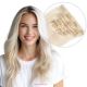 Platinum Blonde Clip-in Hair Extensions - Human Hair