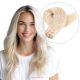 Platinum Blonde Sew-in Hair Extensions (Hair Weave) - Human Hair