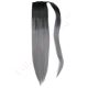 ponytail hair extensions	ombre grey