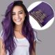 Purple Clip-in Hair Extensions - Synthetic Hair 