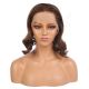 Layla - Short Brunette Remy Human Hair Wig 14 Inches Bob Wig 