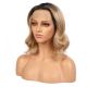 Claire - Short Ombre Blonde Remy Human Hair Wig 14 Inches Bob Wig