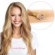 Strawberry Blonde #27 Nano-rings Hair Extensions (Nano-Beads) - Human Hair