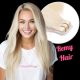 Platinum Blonde Tape-in Hair Extensions - Remy Hair