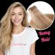 Honey Brown & Ash Blonde #12/24 Sew-in Hair Extensions (Hair Weave) - Remy Hair