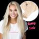 Platinum Blonde Sew-in Hair Extensions (Hair Weave) - Remy Hair