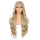 DM1810938-v4 - Long Dark Blonde Synthetic Hair Wig With Bang