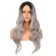 DM2031222-v4 - Long Ombre Grey Synthetic Hair Wig