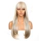 DM2031298-v4 - Long Highlighted Blonde Synthetic Hair Wig With Bang