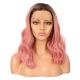 G1904787-v3 - Short Pink Synthetic Hair Wig 