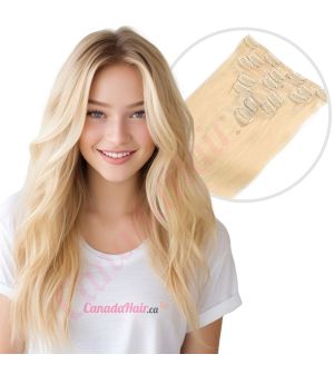 Barely Xtensions Ultra Seamless Clip-In Dark Blonde Frost Remy