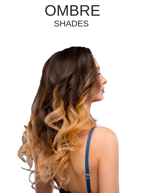 Ombre hair extensions