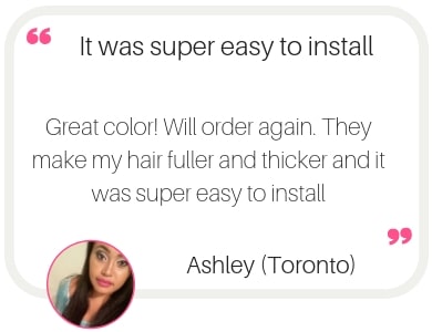 Hair extension delivery in Toronto