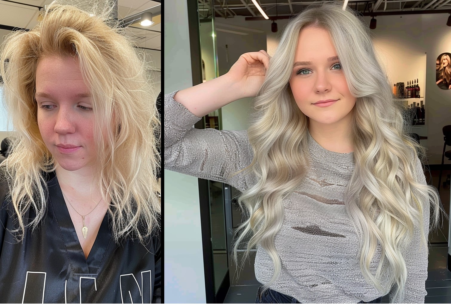 Before After Canada Hair Extensions