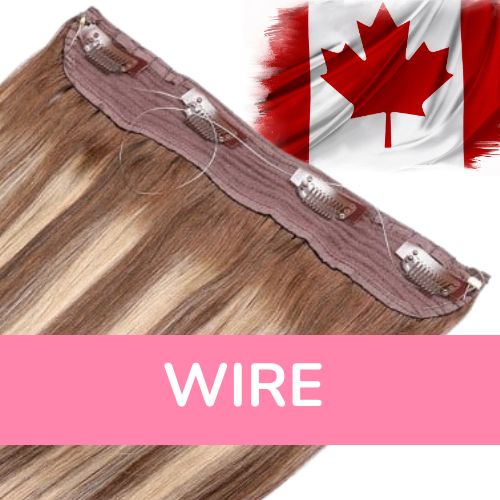 Invisible Wire Extensions Canada Hair